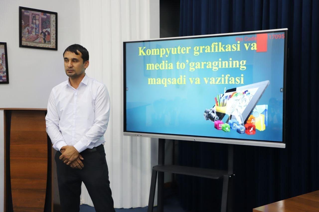 Kompyuter grafikasi va media savodxonlik to‘garagi 