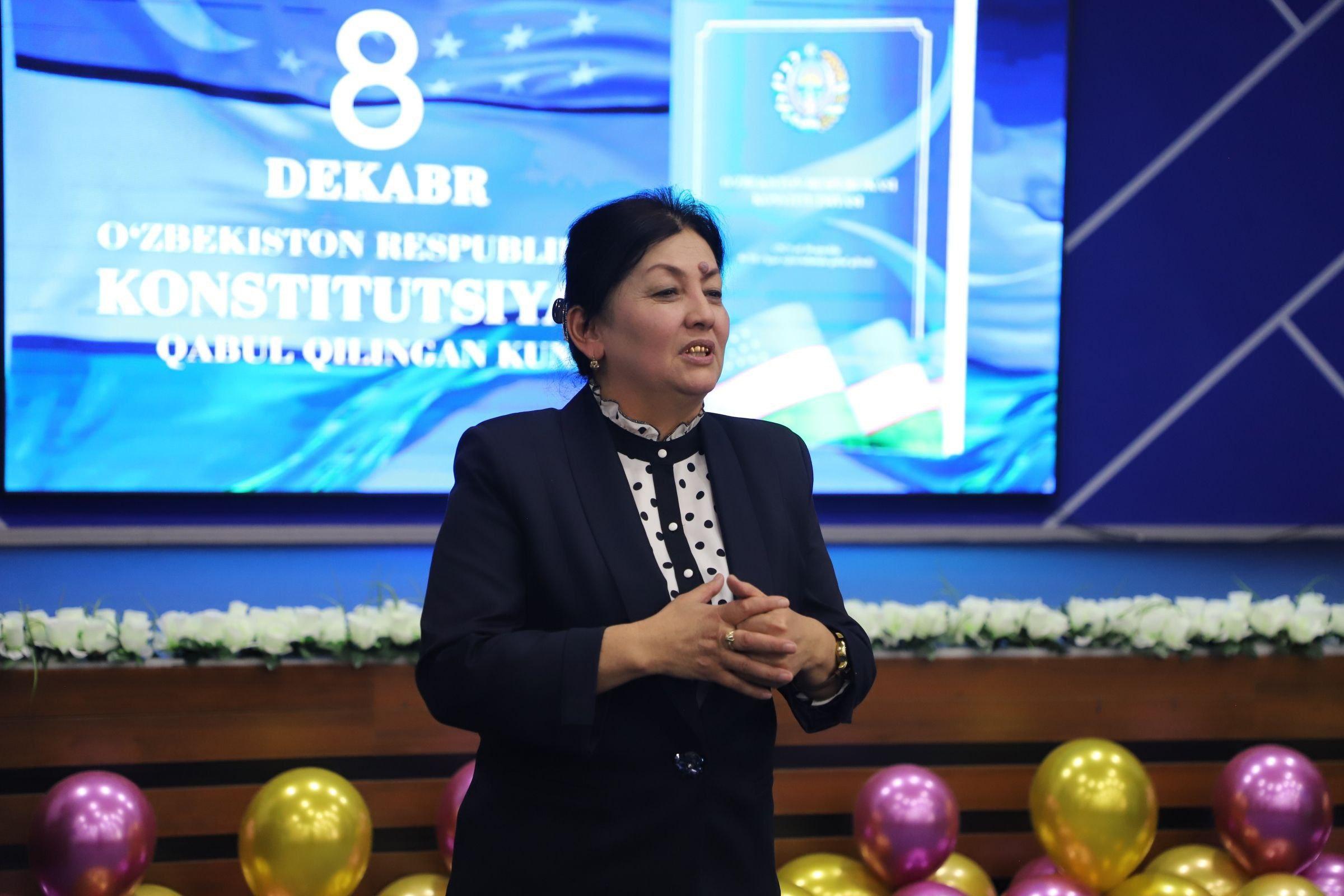 Muhammad Yusuf nomidagi ijod maktabida O‘zbekiston Respublikasi Konstitutsiyasi qabul qilinganligining 33 yilligi munosabati bilan tadbir o'tkazildi.