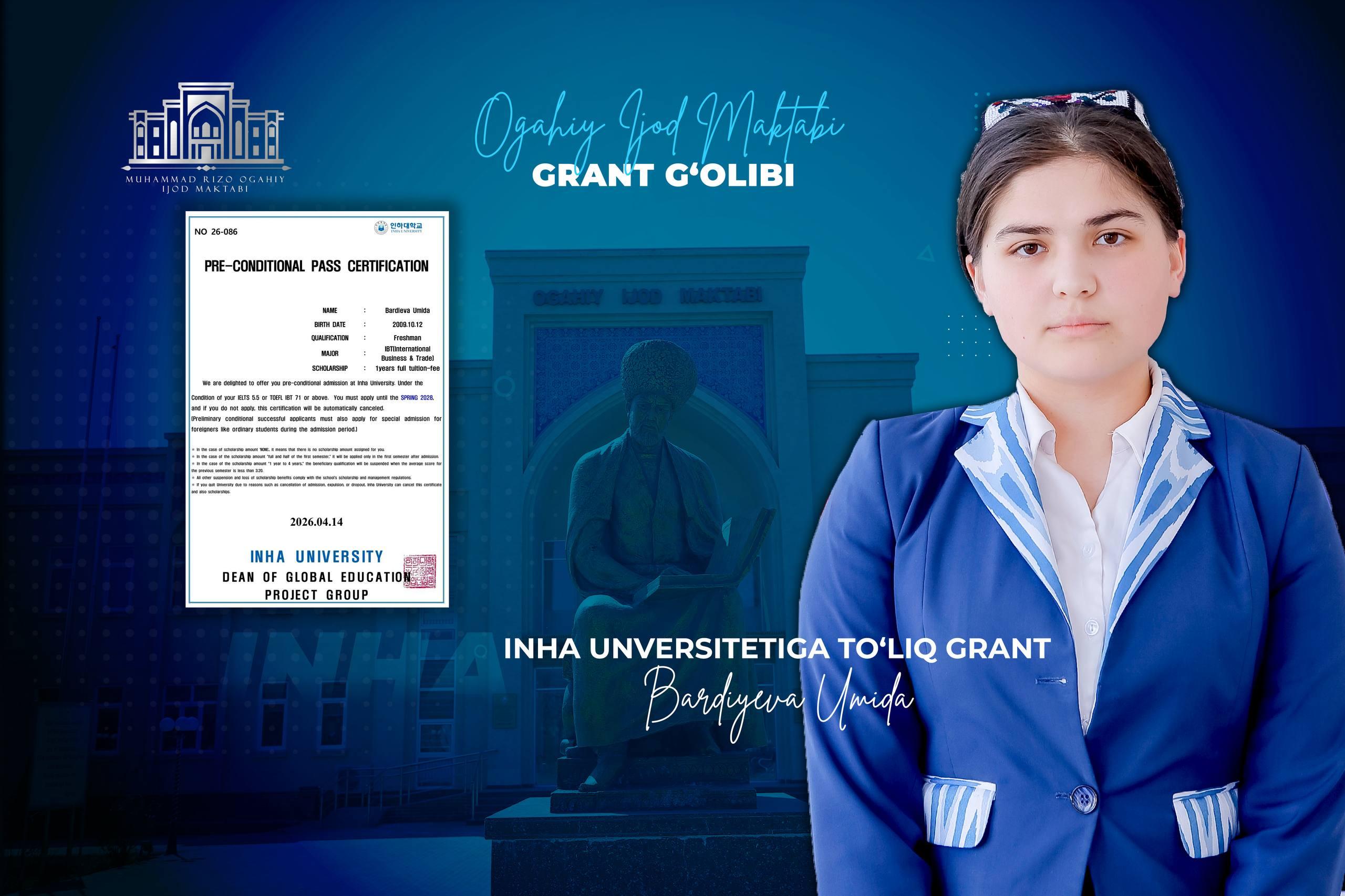 Ogahiy ijod maktabining navbatdagi ulkan yutug‘i!