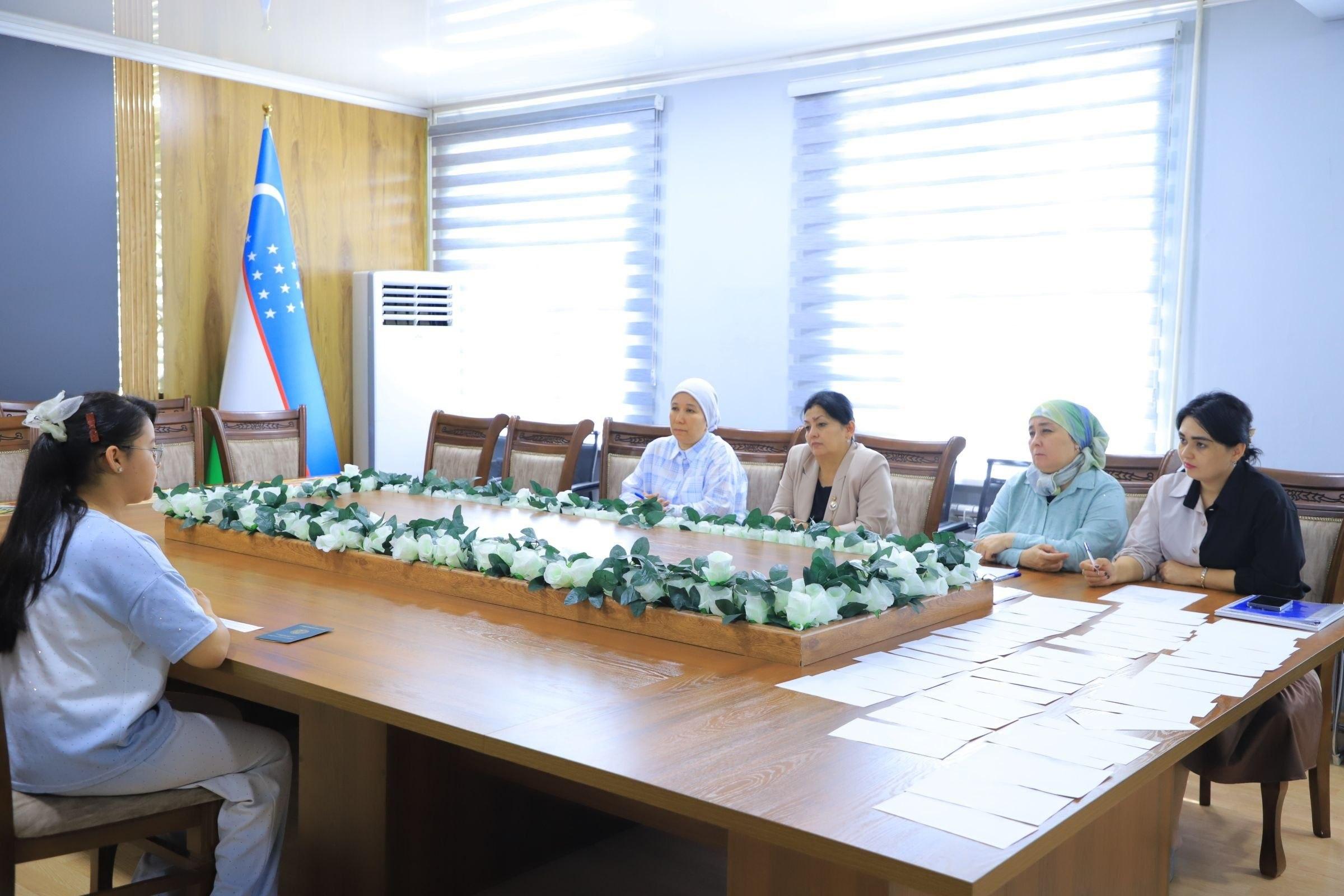 Ixtisoslashtirilgan taʼlim muassasalari agentligi tizimidagi Muhammad Yusuf nomidagi ijod maktabida "Ijod yoshlari" tanlovining yakuniy suhbat bosqichi bo‘lib o‘tmoqda