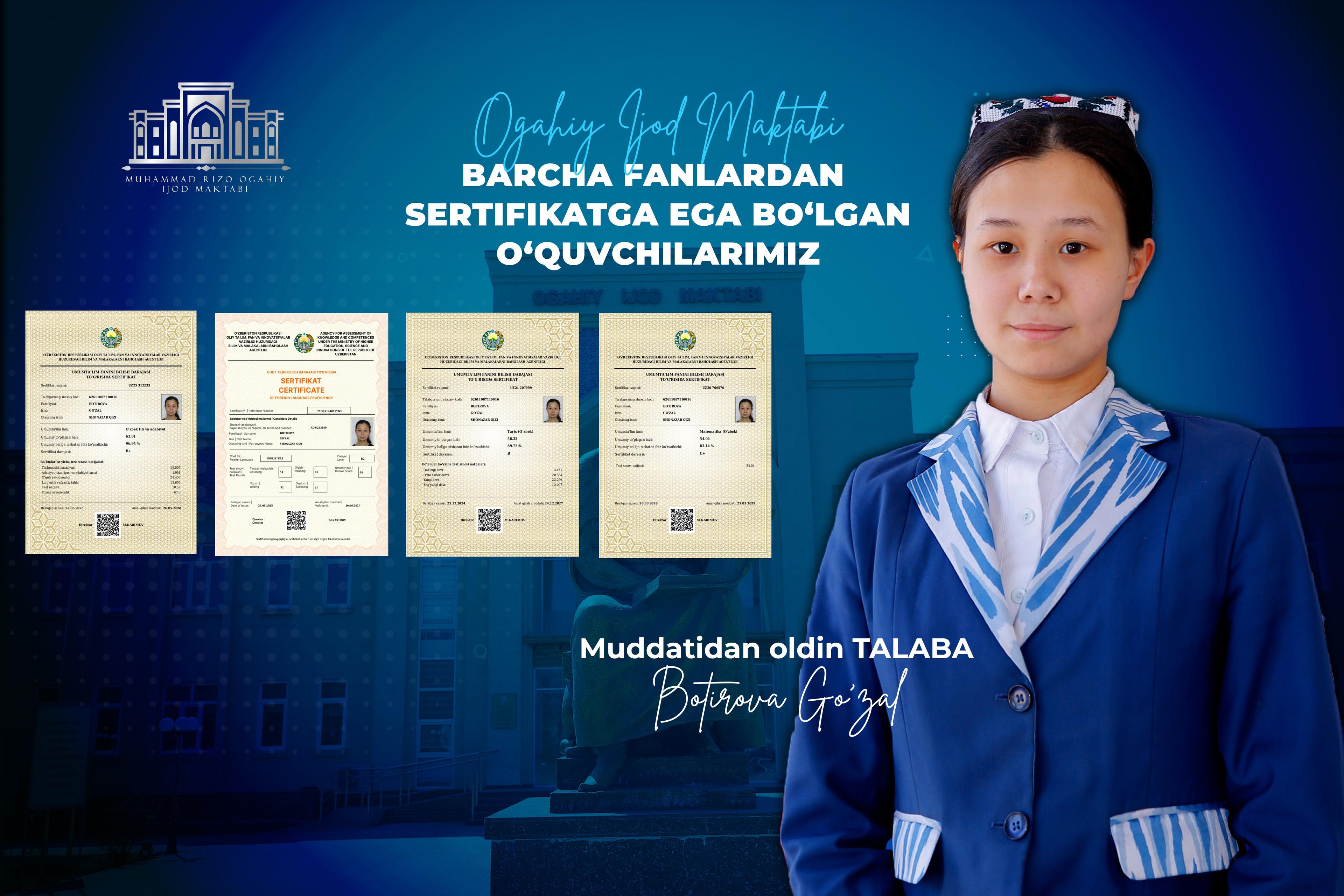 Ogahiy Ijod maktabining yutuqlari